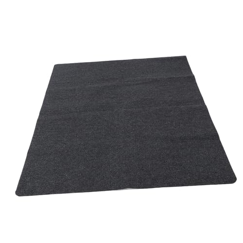 FUNNETOYU Bürostuhl Bodenschutzmatte rutschfeste Polyester Schreibtischstuhl Unterlage für Harte Böden Parkett und Fliesen Strapazierfähige Office Chair Mat zum Schutz von Fußbodenflächen von FUNNETOYU