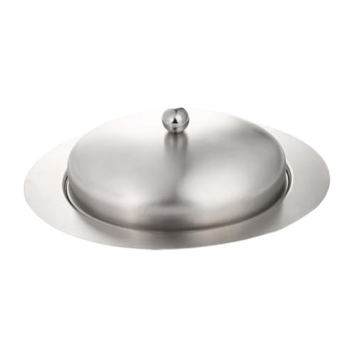FUNNETOYU Butterdose mit Deckel Rostfrei Serviertablett für Butteraufbewahrung Rutschfeste Basis zum Schneiden Frischehaltend Modernes Design für Küchengebrauch FUNNETOYU Butterdose mit Deckel Rostfrei Serviertablett für Butteraufbewahrung Rutschfeste Basis zum Schneiden Frischehaltend Modernes Design für Küchengebrauch von FUNNETOYU
