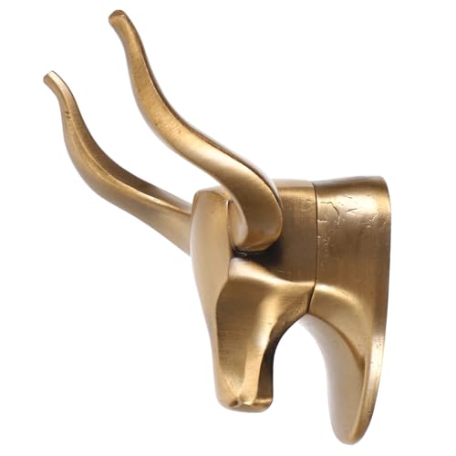 FUNNETOYU Cow Horn Wandhaken aus Langlebigem Space Aluminium Dekorativer Wandhaken für Schlüssel Handtücher Mäntel Einfach zu Montieren Geeignet für Fliesen Vielseitig Einsetzbar FUNNETOYU Cow Horn Wandhaken aus Langlebigem Space Aluminium Dekorativer Wandhaken für Schlüssel Handtücher Mäntel Einfach zu Montieren Geeignet für Fliesen Vielseitig Einsetzbar von FUNNETOYU