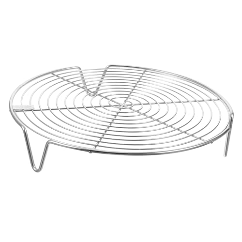 FUNNETOYU Dampfeinsatz Rund mit Beinen Robustes Dampfgarer Gestell für Schnellkochtopf und Reiskocher Leichtes Verformungsbeständiges Steaming Rack für Gemüse Fisch Eier Kartoffeln von FUNNETOYU