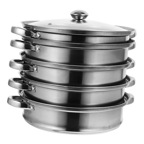 FUNNETOYU Dampfgarer Multifunktioneller Suppentopf mit Schichten Praktischer Kochtopf für Köstliche Suppen und für Einsatz der Küche FUNNETOYU Dampfgarer Multifunktioneller Suppentopf mit Schichten Praktischer Kochtopf für Köstliche Suppen und für Einsatz der Küche von FUNNETOYU