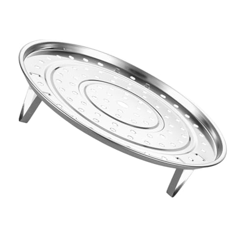 FUNNETOYU Dampfgarerständer Aus Edelstahl: 18 Cm Runder Dampfgarer Mit Abnehmbaren Füßen Zum Platzsparenden Kochen Und Backen – Dampfgarer Mehrzweck FUNNETOYU Dampfgarerständer Aus Edelstahl: 18 Cm Runder Dampfgarer Mit Abnehmbaren Füßen Zum Platzsparenden Kochen Und Backen – Dampfgarer Mehrzweck von FUNNETOYU