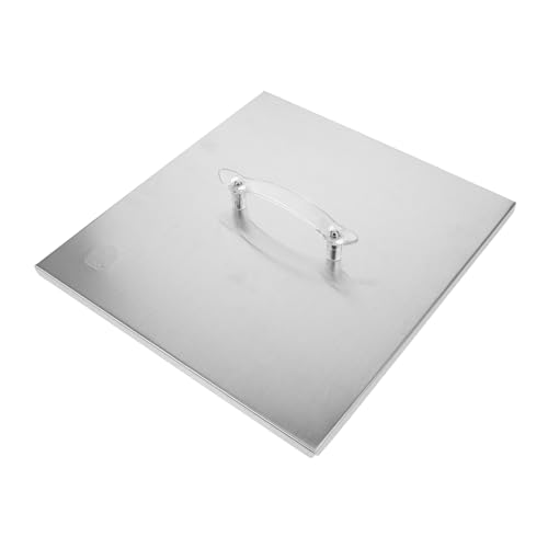 FUNNETOYU Deckel der Reisbrötchenmaschine innere klein gedämpft Abdeckung sehen Dampfgardeckel aus Metall dampfender Deckel Lebensmittel wärmer Ersatzdeckel Rostfreier Stahl Silber von FUNNETOYU