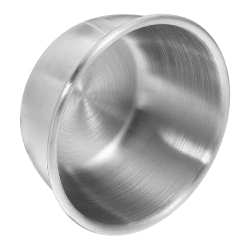 FUNNETOYU Diamant Waageschale Pulver Waageschalen Metall Rührschüssel Pulver Messschalen Metall Waageschiffchen Mini Waageschalen Gestell Labor Wiegezubehör Pulverschalen von FUNNETOYU