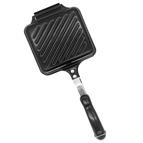FUNNETOYU Doppelseitige Sandwich Bäckerei Pfanne Antihaft Toastmaker Frühstücksbackform für Sandwiches Waffeln Eier Steak Vielseitig und Einfach zu Reinigen von FUNNETOYU