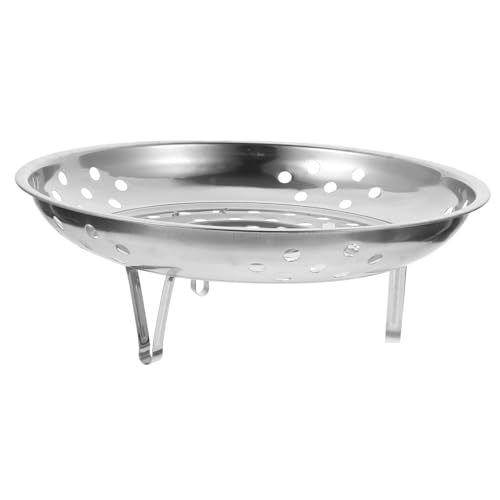 FUNNETOYU Edelstahl Dämpfeinsatz mit Füßen Rundes Steamer Tray für Kochtopf Vielseitiger Dampfeinsatz zum Dünsten von Gemüse Fisch Meeresfrüchten Eiern als Dampfgarer Tablett und FUNNETOYU Edelstahl Dämpfeinsatz mit Füßen Rundes Steamer Tray für Kochtopf Vielseitiger Dampfeinsatz zum Dünsten von Gemüse Fisch Meeresfrüchten Eiern als Dampfgarer Tablett und von FUNNETOYU