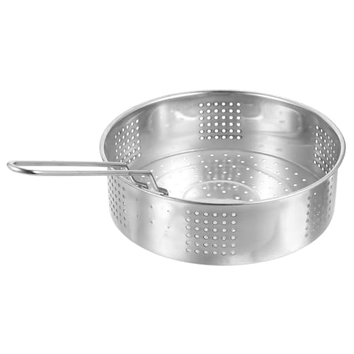 FUNNETOYU Edelstahl Dampfgarer Einsatz mit Faltbarem Griff Dämpfeinsatz für Kochtopf Dampfkörbchen für Gemüse Reis Eier Meeresfrüchte Geeignet für Induktionsherde Langlebig Belüftet von FUNNETOYU