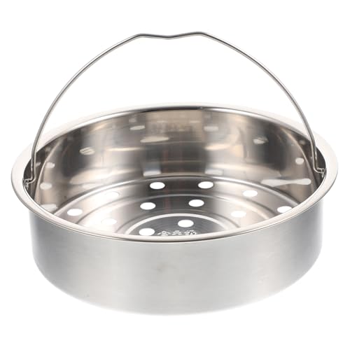 FUNNETOYU Edelstahl Dampfgarer Einsatz mit Großem Universeller Reiskocher Dünsteinsatz Robustes Leichtes Steamer Rack für Gemüse Fisch Eier Gleichmäßige Hitzeverteilung Langlebig von FUNNETOYU