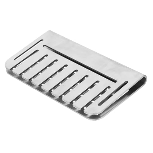 FUNNETOYU Edelstahl Grill Fettblocker Türstopper Schwerlast Bbq Öl und Fettschutz für Grillplatten Hitzebeständig Leicht zu Reinigen Kompatibel mit Gusseisen Grills und Grillpfannen von FUNNETOYU