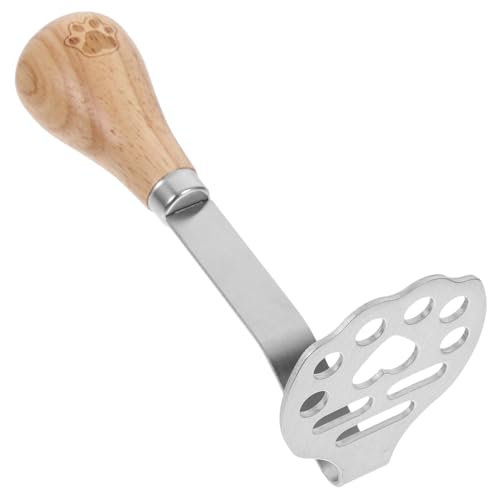 FUNNETOYU Edelstahl Kartoffelstampfer Manuell Multifunktionaler Kartoffelpüree Stampfer für Gemüse Früchte und Kartoffeln Stabiles Küchentool für Haus und Essenszubereitung von FUNNETOYU