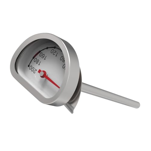 FUNNETOYU Edelstahl Öltemperaturthermometer für Fritteuse Hitzebeständig Bruchsicher Automatisches Messgerät für Sicheres Kochen und Präzise Temperaturkontrolle Küche von FUNNETOYU