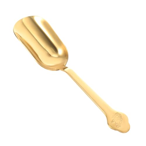 FUNNETOYU Edelstahl Teelöffel Goldfarbig Multifunktional für Tee Salz und Kaffee Praktische Teeschaufel für Zuhause Restaurant FUNNETOYU Edelstahl Teelöffel Goldfarbig Multifunktional für Tee Salz und Kaffee Praktische Teeschaufel für Zuhause Restaurant von FUNNETOYU