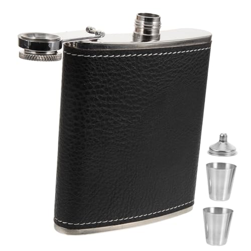 FUNNETOYU Edelstahl Tragbare Auslaufsichere Whiskyflasche Kompakt und Robust für Unterwegs mit Dicht Schließendem Deckel als Pocket Flask für Spirituosen und Getränke FUNNETOYU Edelstahl Tragbare Auslaufsichere Whiskyflasche Kompakt und Robust für Unterwegs mit Dicht Schließendem Deckel als Pocket Flask für Spirituosen und Getränke von FUNNETOYU