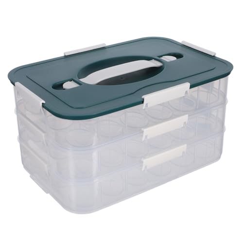 FUNNETOYU Eier Aufbewahrungsbox Kühlschrank Fächer Stapelbar Plastik Eierbehälter Frische Schutz Bruchsicher Familiengeeignet Transparente Eierhalter Organizer FUNNETOYU Eier Aufbewahrungsbox Kühlschrank Fächer Stapelbar Plastik Eierbehälter Frische Schutz Bruchsicher Familiengeeignet Transparente Eierhalter Organizer von FUNNETOYU