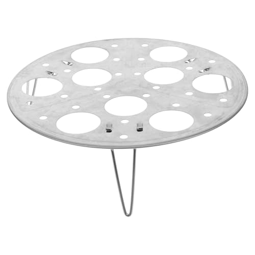 FUNNETOYU Eierdampfer Alle Kochen Tablett Pip Dampfend Eierregal Dampfgarer Gestell Form Rostfrei Garen Im Dampfgarer Dampferstand Edelstahl 316 Silber von FUNNETOYU