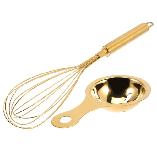 FUNNETOYU Eiermixer mit Manuellem Schneebesen und Eigelb Eiweißtrenner Robustes Ergonomisches Küchenwerkzeug Leicht Tragbar für Backen und Kochen FUNNETOYU Eiermixer mit Manuellem Schneebesen und Eigelb Eiweißtrenner Robustes Ergonomisches Küchenwerkzeug Leicht Tragbar für Backen und Kochen von FUNNETOYU