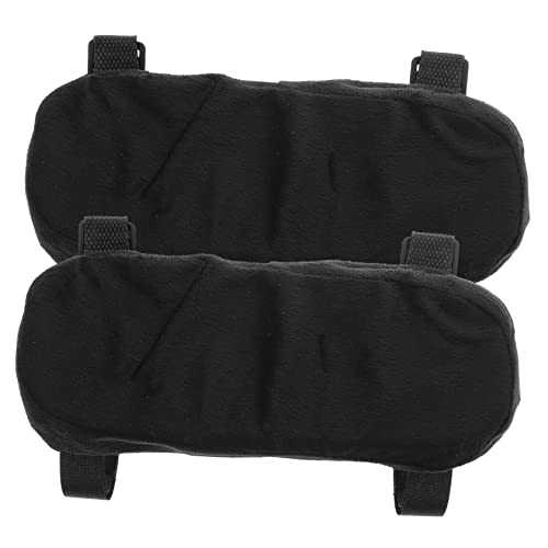 FUNNETOYU Ergonomische Armlehnenkissen Für Bürostühle Hochdichtes Memory Schaum rutschfest Universelle Passform Bequemes Armlehnenpolster Für Gaming Stühle von FUNNETOYU