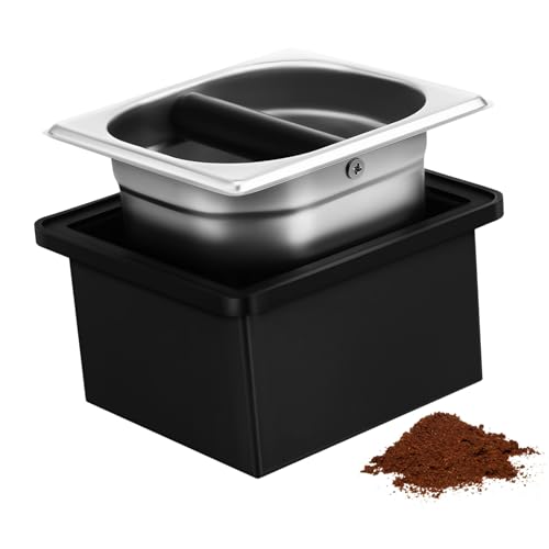 FUNNETOYU Espresso Klopfbox Rutschfestem Kaffeesatzbehälter für Einfache Robustes Design Vielseitig Einsetzbar FUNNETOYU Espresso Klopfbox Rutschfestem Kaffeesatzbehälter für Einfache Robustes Design Vielseitig Einsetzbar von FUNNETOYU