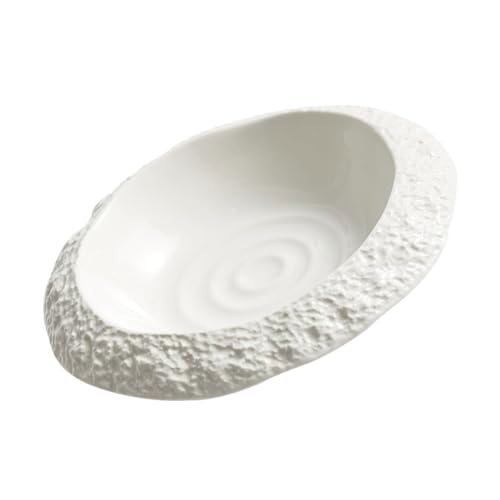 FUNNETOYU Felsmuster Keramikplatte Gericht Vorspeisenteller Appetizer rustikal Nachtisch Mehrzweck-Speiseteller Obst-Dessertteller Dessertteller Keramik kleine Servierplatten Porzellan Weiß FUNNETOYU Felsmuster Keramikplatte Gericht Vorspeisenteller Appetizer rustikal Nachtisch Mehrzweck-Speiseteller Obst-Dessertteller Dessertteller Keramik kleine Servierplatten Porzellan Weiß von FUNNETOYU