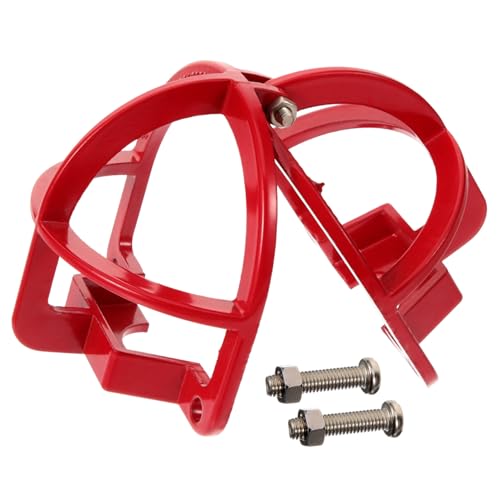 FUNNETOYU Feuersprinkler Schutzkorb aus Metall Langlebiger Sprinklerkopfschutzkäfig mit Auffälligem Design Einfacher Einbau Umfassender Schutz für Sprinklerköpfe Rote Schutzhülle für von FUNNETOYU