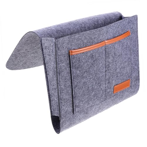 FUNNETOYU Filz Aufbewahrungstasche Sofa Hängend Praktische Betttasche Mittelgrau Vielseitiger Organizer für Zuhause Büro Schlafsaal FUNNETOYU Filz Aufbewahrungstasche Sofa Hängend Praktische Betttasche Mittelgrau Vielseitiger Organizer für Zuhause Büro Schlafsaal von FUNNETOYU