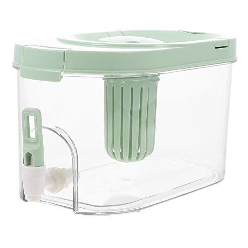 FUNNETOYU Flasche Kaltes Wasser Kühlschrankwasserspender Container Wasserkrug Isoliert Selbst Krüge Groß Rostfrei Saftbehälter Für Den Kühlschrank Getränkespender Mit Zapfhahn Wassertank Pp von FUNNETOYU