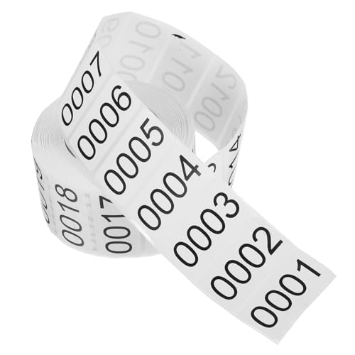 FUNNETOYU Fortlaufende Nummernaufkleber Selbstklebend Rechteckig Nummernaufkleber für Inventar Dokumentenorganisation Produktkennzeichnung FUNNETOYU Fortlaufende Nummernaufkleber Selbstklebend Rechteckig Nummernaufkleber für Inventar Dokumentenorganisation Produktkennzeichnung von FUNNETOYU