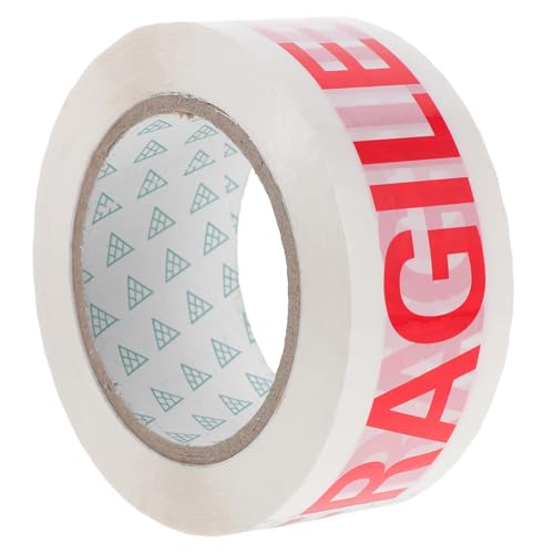 FUNNETOYU Fragiles Warnband Breit Lang Verpackungsband mit Roter Warnschrift Umzugs Versandklebeband für Zerbrechliche Pakete Sichtbares Fragile Packband FUNNETOYU Fragiles Warnband Breit Lang Verpackungsband mit Roter Warnschrift Umzugs Versandklebeband für Zerbrechliche Pakete Sichtbares Fragile Packband von FUNNETOYU