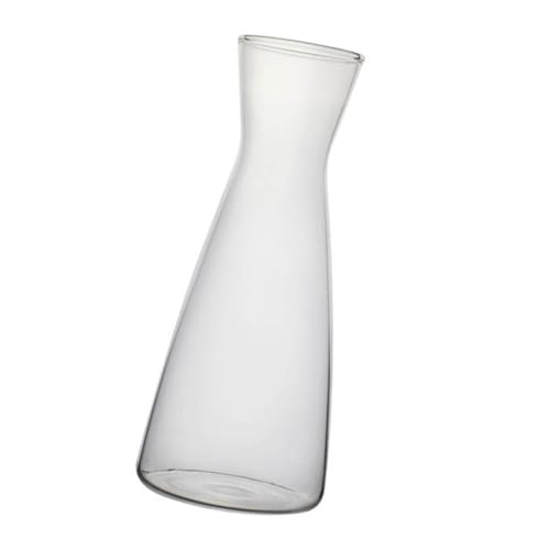 FUNNETOYU Glas Saftspender Transparent Trinkglas Milchbecher Sommer Getränkekrug Saft Getränkebecher für Wasser Tee Kaffee Partygebrauch von FUNNETOYU