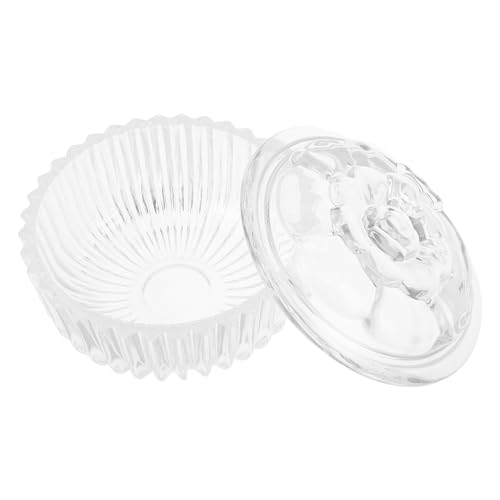 FUNNETOYU Glas-aufbewahrungsglas mit Luftdichtem Deckel Vielseitiger Vorratsbehälter für Süßigkeiten Kaffee Tee und Snacks Transparente Vorratsdose für Hochzeit Party und Alltag von FUNNETOYU