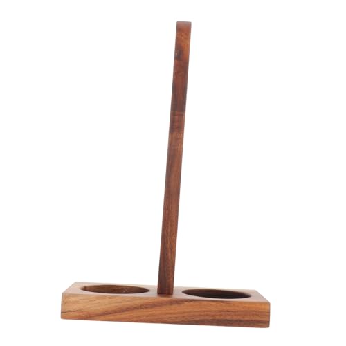 FUNNETOYU Grinder Base Gewürzhalter Küchentablett Dekorationen Küche Pfefferschale Grinder Halter Pfeffer Aufbewahrungsschalen Winkel Halter Base Home Pfefferschale Holz von FUNNETOYU