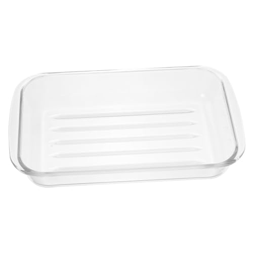 FUNNETOYU Große Hitzebeständige Klare Glas Backform Tiefe Auflaufform für Ofen und Mikrowelle Vielseitige Bruchsichere Auflaufform zum Braten Backen und Servieren von Gemüse und Fisch FUNNETOYU Große Hitzebeständige Klare Glas Backform Tiefe Auflaufform für Ofen und Mikrowelle Vielseitige Bruchsichere Auflaufform zum Braten Backen und Servieren von Gemüse und Fisch von FUNNETOYU