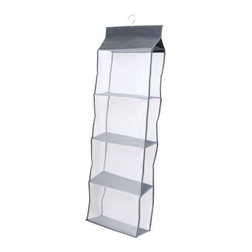 FUNNETOYU Große Kapazität Aufbewahrungstasche mit Edelstahl Haken Faltbarer Mehrschichtiger Kleiderschrank Organizer für Kleidung Taschen und Haushaltsgegenstände Platzsparender Hängebeutel FUNNETOYU Große Kapazität Aufbewahrungstasche mit Edelstahl Haken Faltbarer Mehrschichtiger Kleiderschrank Organizer für Kleidung Taschen und Haushaltsgegenstände Platzsparender Hängebeutel von FUNNETOYU