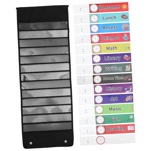 FUNNETOYU Hängende Tasche Tagesplaner mit Transparenten Fächern aus Oxford- Vielseitiger Wandkalender Organizer für Karten und Notizen Platzsparend und Robust für Klassenzimmer und Zuhause FUNNETOYU Hängende Tasche Tagesplaner mit Transparenten Fächern aus Oxford- Vielseitiger Wandkalender Organizer für Karten und Notizen Platzsparend und Robust für Klassenzimmer und Zuhause von FUNNETOYU