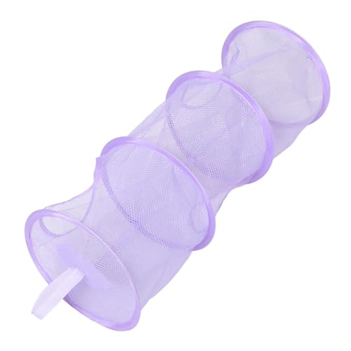 FUNNETOYU Hängender Mesh Organizer mit Fächern Faltbarer Aufbewahrungskorb für Kleidung und Schuhe Platzsparend für Kinderzimmer Vielseitiger Netzkorb zur Raumordnung von FUNNETOYU