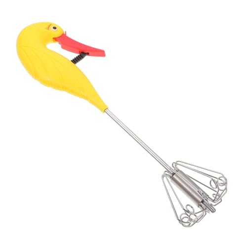 FUNNETOYU Halbautomatischer Handlicher Ei Schneebesen mit Ergonomischem Griff Leicht und Langlebig Küchenrührgerät für Crememischungen und Backhelfer von FUNNETOYU