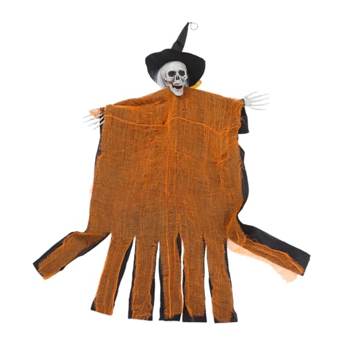 FUNNETOYU Halloween- -Dekoration Zum Aufhängen: Fliegende -Ornamente Für Den Außenbereich, Vorgarten, Veranda, Terrasse, Rasen, Garten, Bäume, Für Spukhaus-Party, Orange FUNNETOYU Halloween- -Dekoration Zum Aufhängen: Fliegende -Ornamente Für Den Außenbereich, Vorgarten, Veranda, Terrasse, Rasen, Garten, Bäume, Für Spukhaus-Party, Orange von FUNNETOYU