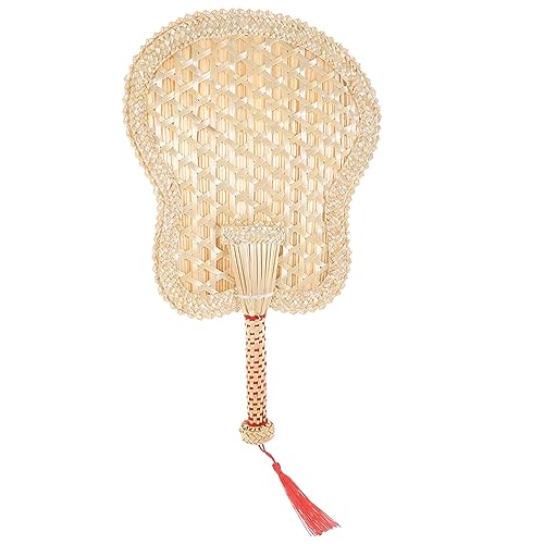 FUNNETOYU Handgefertigter Chinesischer Fächer aus Geflochtenem Stroh Vintage Wanddeko Kühlfächer im Landhausstil Leicht und Praktisch für Sommerfeiern Tanzrequisit FUNNETOYU Handgefertigter Chinesischer Fächer aus Geflochtenem Stroh Vintage Wanddeko Kühlfächer im Landhausstil Leicht und Praktisch für Sommerfeiern Tanzrequisit von FUNNETOYU