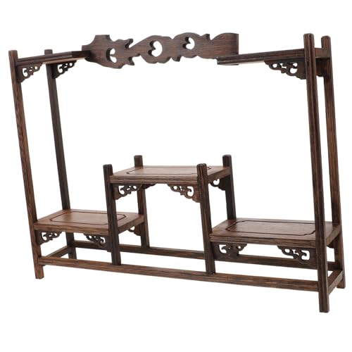 FUNNETOYU Handgefertigtes Stabiles Holz Display Regal für Sammlerstücke Multifunktionales Tischaufbewahrungsregal Eleganter Holzständer für Wohn und Bürodekoration FUNNETOYU Handgefertigtes Stabiles Holz Display Regal für Sammlerstücke Multifunktionales Tischaufbewahrungsregal Eleganter Holzständer für Wohn und Bürodekoration von FUNNETOYU