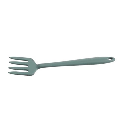 FUNNETOYU Hitzebeständiger Silikon Kochgabel Pasta serviergabel mit Ergonomischem Griff Praktische Küchenhilfe zum Verzehren und Rühren Mittlere Dunkelgrün FUNNETOYU Hitzebeständiger Silikon Kochgabel Pasta serviergabel mit Ergonomischem Griff Praktische Küchenhilfe zum Verzehren und Rühren Mittlere Dunkelgrün von FUNNETOYU