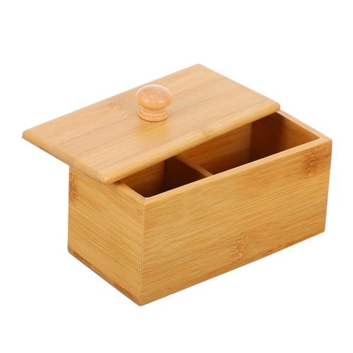 FUNNETOYU Holz Aufbewahrungsbox mit Deckel Fächer Teebeutel und Zuckerpäckchenhalter Kleine Kreative Holzbox für Kaffee Tee Büro und Zuhause und Langlebige Teebeutel Organizer FUNNETOYU Holz Aufbewahrungsbox mit Deckel Fächer Teebeutel und Zuckerpäckchenhalter Kleine Kreative Holzbox für Kaffee Tee Büro und Zuhause und Langlebige Teebeutel Organizer von FUNNETOYU