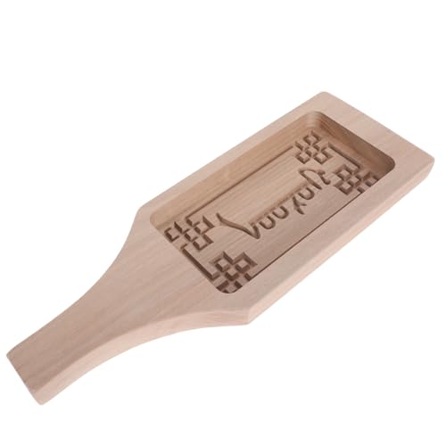 FUNNETOYU Holz Keksform Milchtofu Backform aus Massivem Holz Dickwandig Sicher und Langlebig Kleine für Kreative Dessertgestaltung Leicht zu Reinigen für Familien Backen von FUNNETOYU