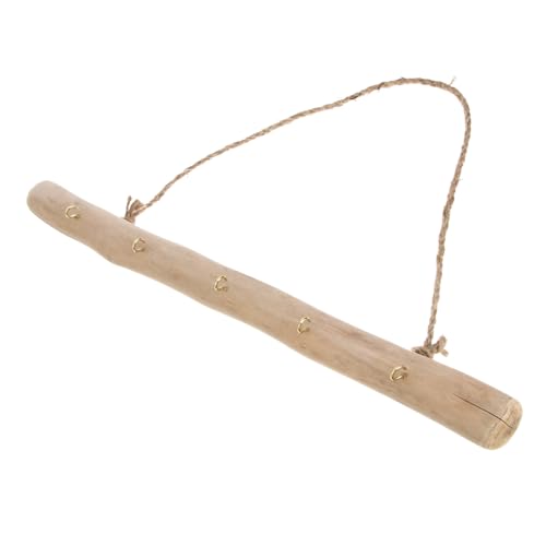 FUNNETOYU Holz wandhaken Vintage Stil Dekorativer Wandhalter mit Haken Vielseitiger Aufbewahrungshaken für Schlüssel Schmuck Handtücher und Kleine Haushaltsgegenstände Einfache Montage von FUNNETOYU