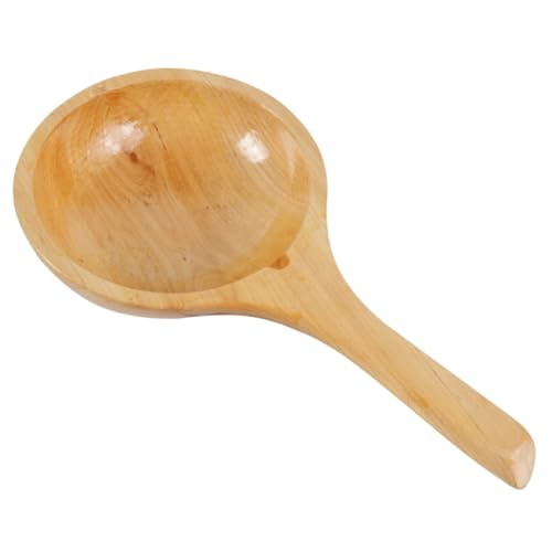 FUNNETOYU Holzkelle Wasserlöffel Ergonomisch Leicht Vielseitig Für Sauna Bad Dusche Komfortabler Griff Robust Langlebig Praktisch Ergonomisches Design Zeitsparend Platzsparend von FUNNETOYU
