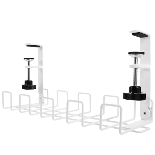 FUNNETOYU Kabelmanagement Schreibtisch Kabelorganizer Tray aus Robustem Multifunktionale Lösung zur Effektiven Kabelorganisation Installieren Geeignet für Computer und Büroumgebungen FUNNETOYU Kabelmanagement Schreibtisch Kabelorganizer Tray aus Robustem Multifunktionale Lösung zur Effektiven Kabelorganisation Installieren Geeignet für Computer und Büroumgebungen von FUNNETOYU