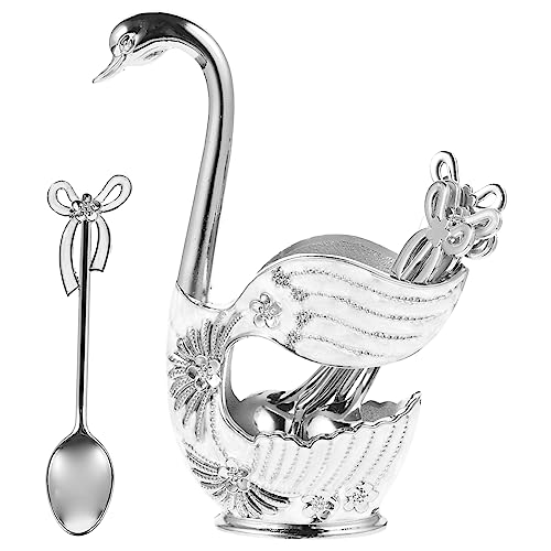 FUNNETOYU Kaffeelöffelset mit Schwanenhalter Teiliges Set aus für Dessert Eisschaufel und Restaurantgebrauch Design für Ihre Küche FUNNETOYU Kaffeelöffelset mit Schwanenhalter Teiliges Set aus für Dessert Eisschaufel und Restaurantgebrauch Design für Ihre Küche von FUNNETOYU