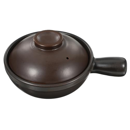 FUNNETOYU Kasserolle mit Deckel Hochtemperaturbeständiger Tontopf mit Griff für Suppen und Eintöpfe Geeignet für Offene Flamme Einfach zu Reinigen und Sicher der Anwendung FUNNETOYU Kasserolle mit Deckel Hochtemperaturbeständiger Tontopf mit Griff für Suppen und Eintöpfe Geeignet für Offene Flamme Einfach zu Reinigen und Sicher der Anwendung von FUNNETOYU