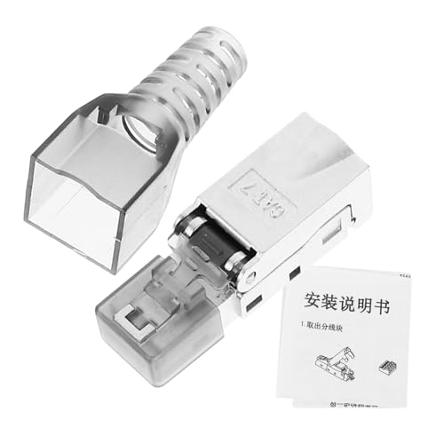 FUNNETOYU Kategorie Werkzeuglose Modularstecker Vergoldet und Geschirmt Stabile Gigabit Ethernet Verbindung Robust und Biegungsresistent für Professionelle Netzwerkverkabelung FUNNETOYU Kategorie Werkzeuglose Modularstecker Vergoldet und Geschirmt Stabile Gigabit Ethernet Verbindung Robust und Biegungsresistent für Professionelle Netzwerkverkabelung von FUNNETOYU