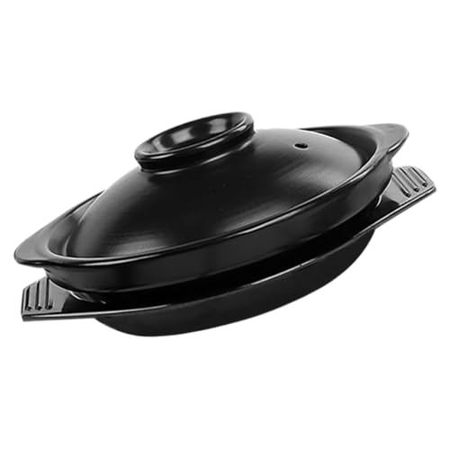 FUNNETOYU Keramik Casserole Topf Trockenkochfest mit Deckel und Tablett Hitzebeständiger Topf für Haus und Gewerbe Geschmacksintensives Kochen ohne Verformung Leicht zu Reinigen FUNNETOYU Keramik Casserole Topf Trockenkochfest mit Deckel und Tablett Hitzebeständiger Topf für Haus und Gewerbe Geschmacksintensives Kochen ohne Verformung Leicht zu Reinigen von FUNNETOYU