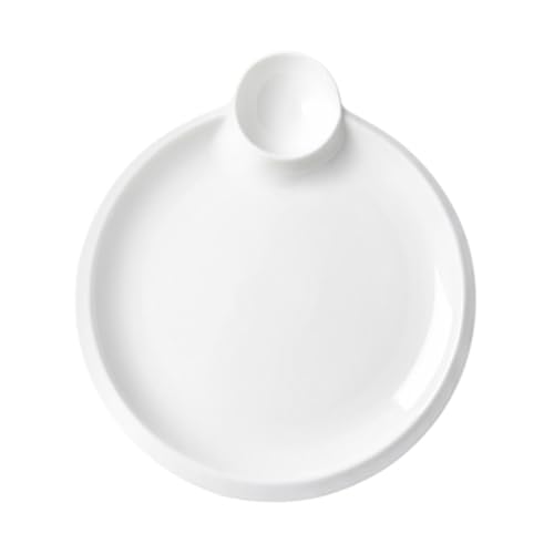 FUNNETOYU Keramik Dumpling Teller mit Kreativer Saucen Fächer Aufteilung Multifunktionale Servierplatte für Snacks und Dips Leichtes Praktisches Geschirr für Haushalt und Party FUNNETOYU Keramik Dumpling Teller mit Kreativer Saucen Fächer Aufteilung Multifunktionale Servierplatte für Snacks und Dips Leichtes Praktisches Geschirr für Haushalt und Party von FUNNETOYU